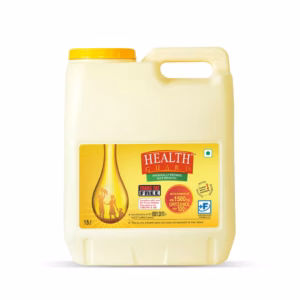Health Guard Rice Bran Oil, 15 ltr